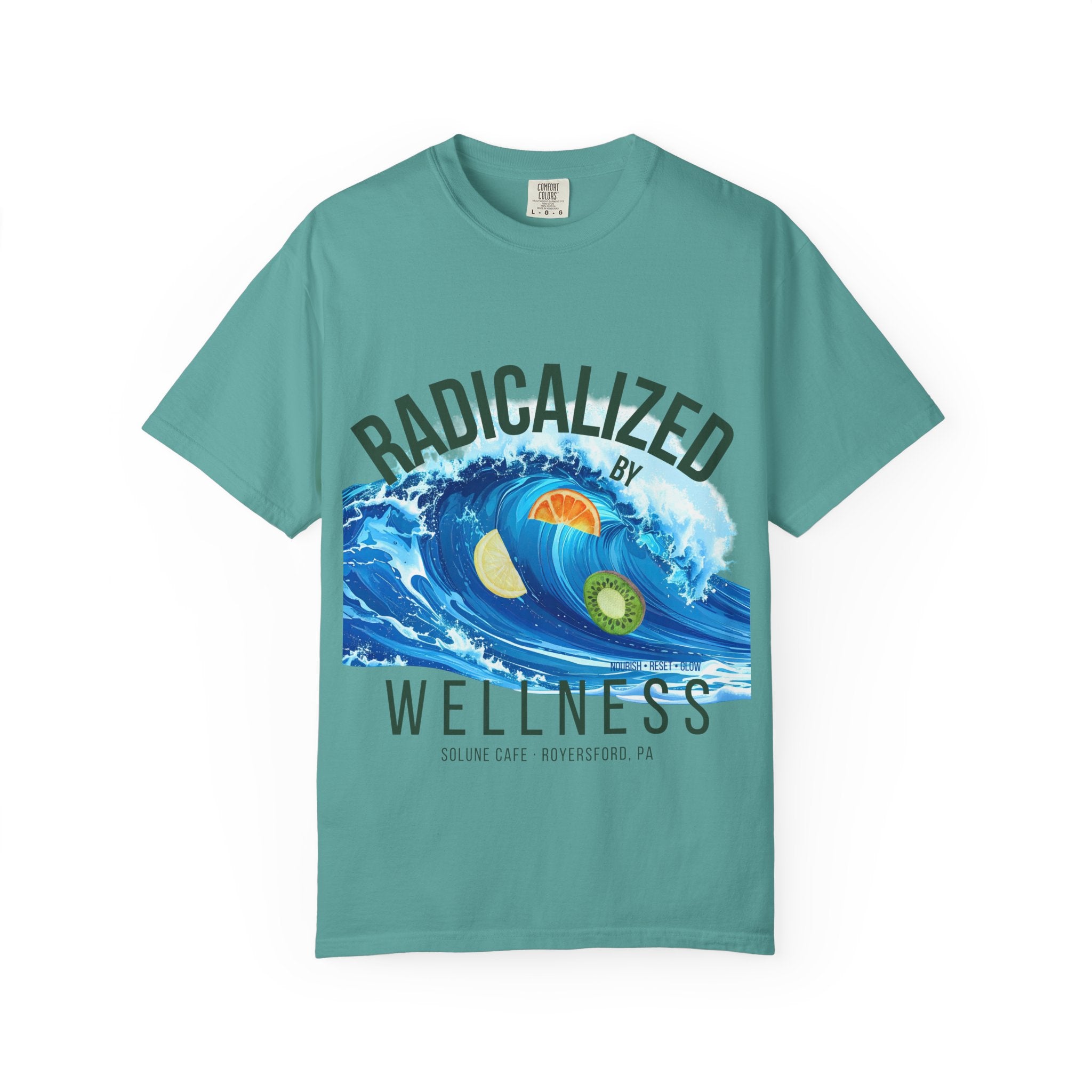 Radicalized by Wellness T-Shirt — Surf Wave Wellness Graphic Tee