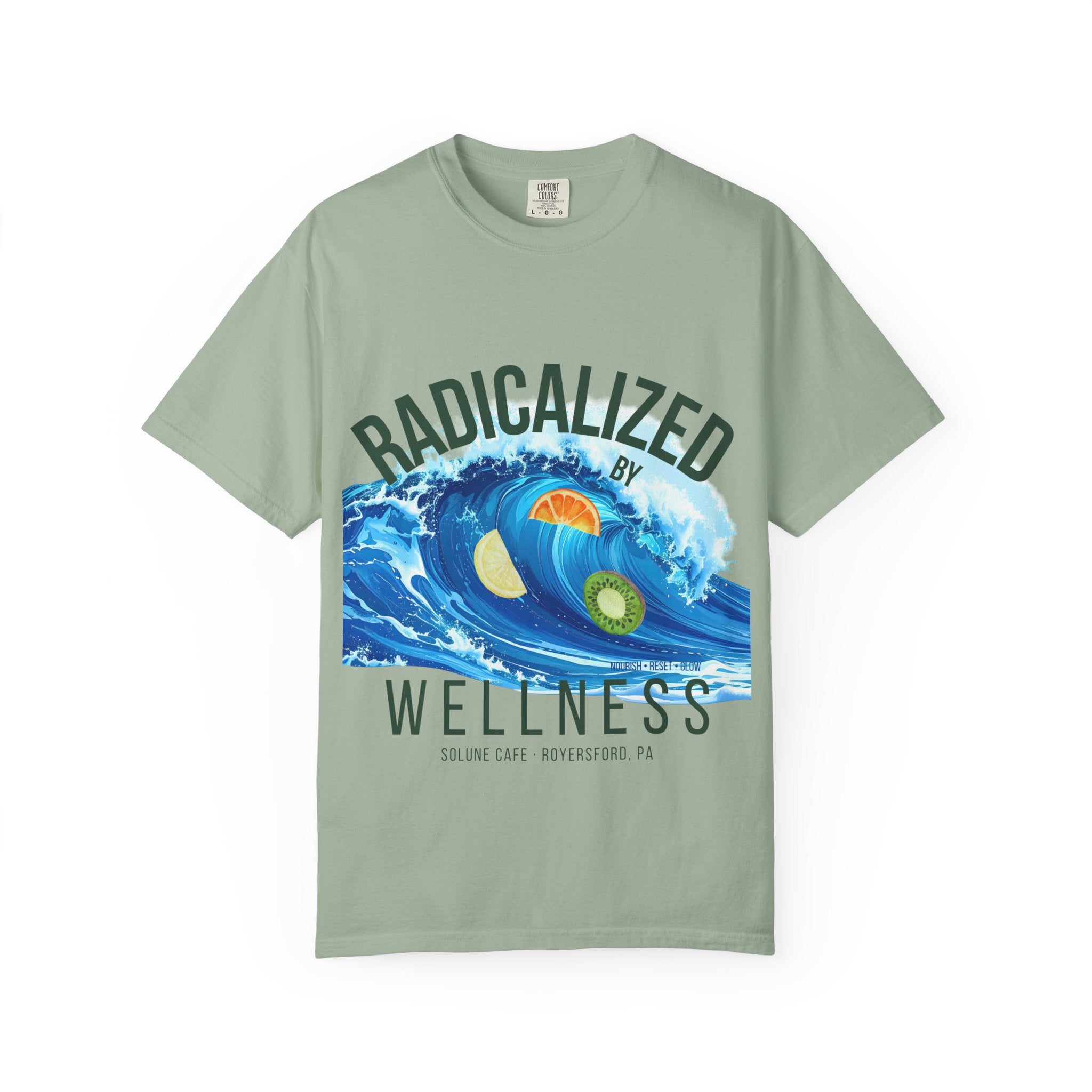 Radicalized by Wellness T-Shirt — Surf Wave Wellness Graphic Tee