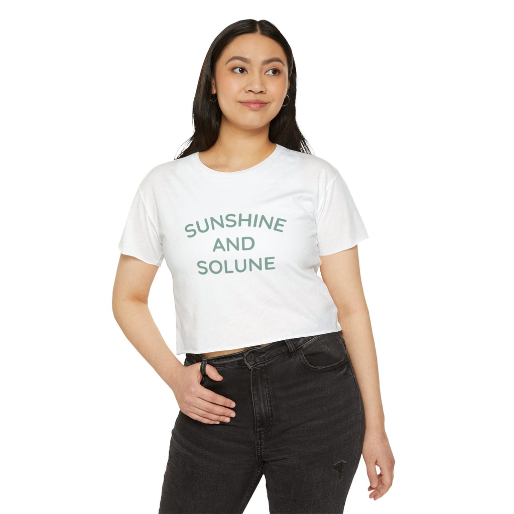 Sunshine and Solune Crop Top – Women’s Festival Tee