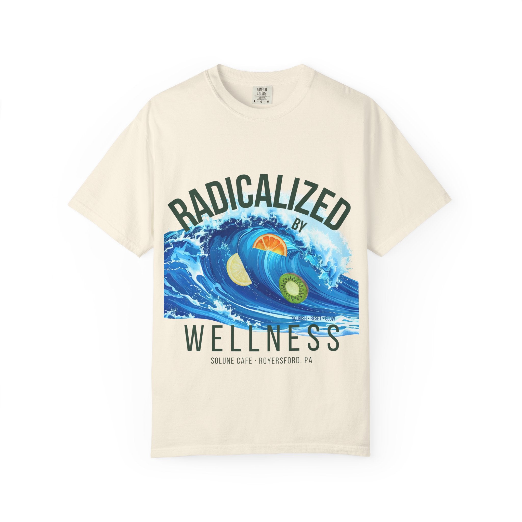 Radicalized by Wellness T-Shirt — Surf Wave Wellness Graphic Tee