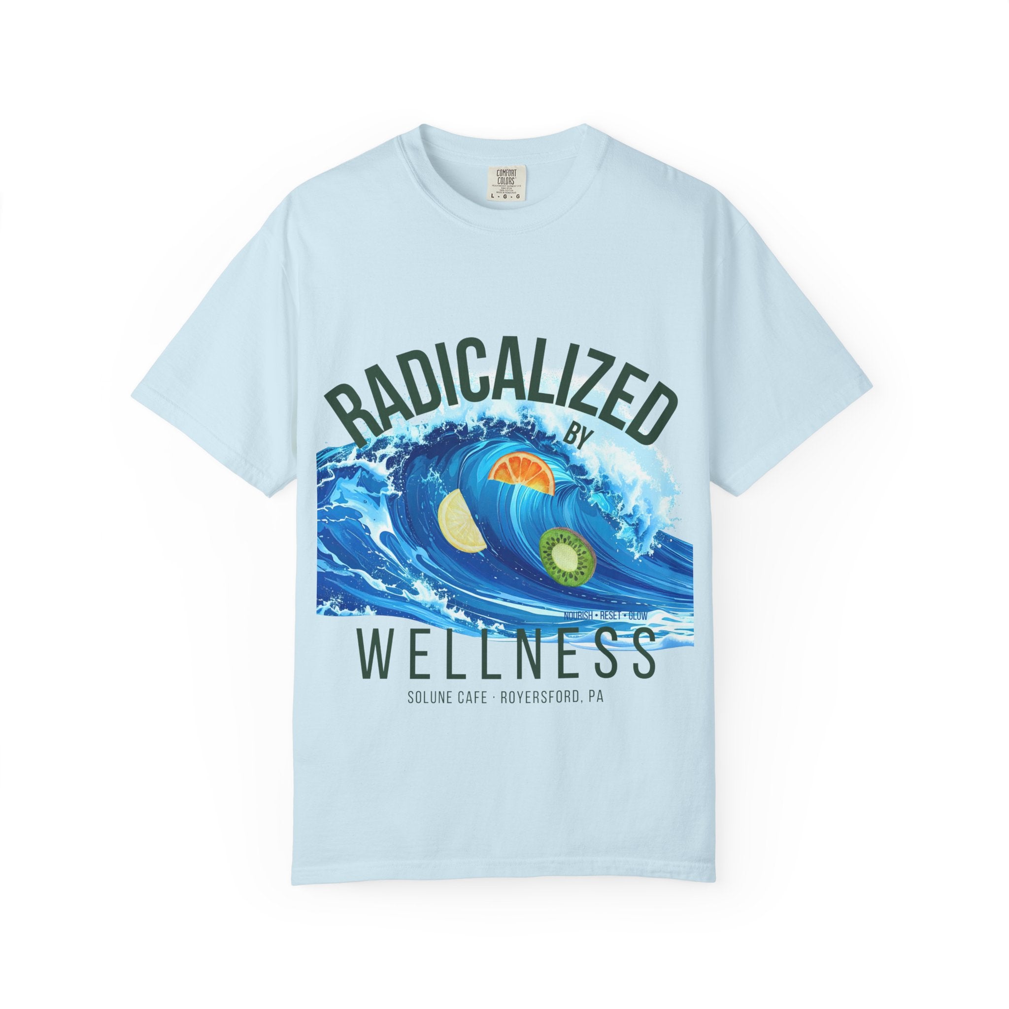 Radicalized by Wellness T-Shirt — Surf Wave Wellness Graphic Tee